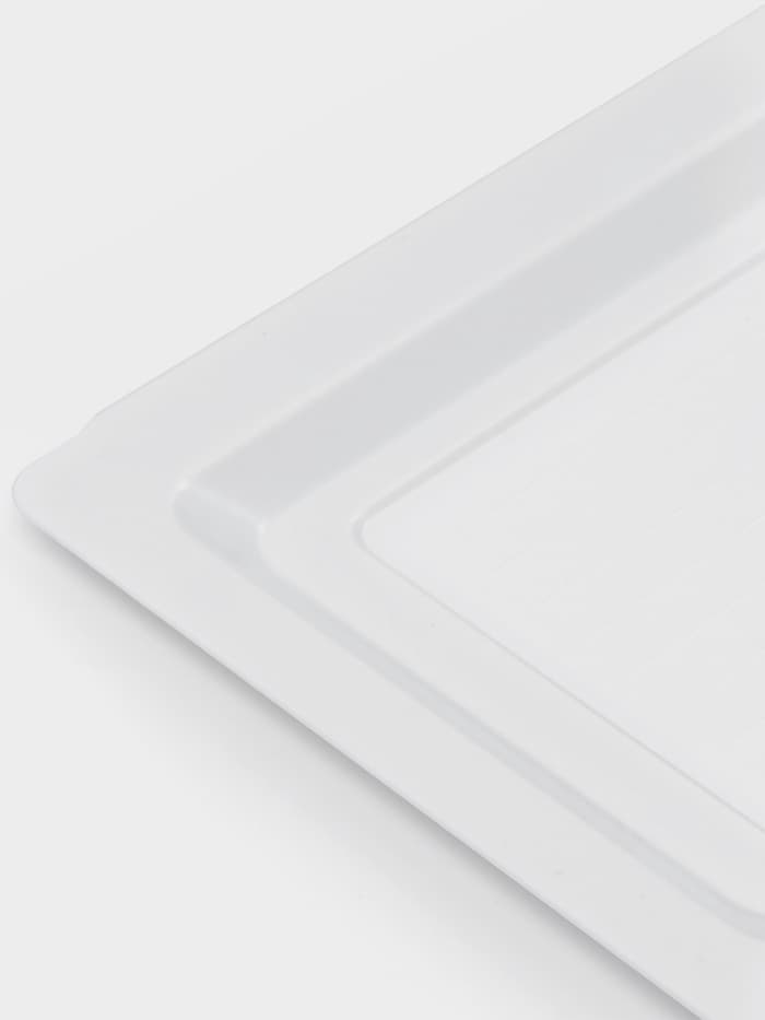 Сушилка для посуды с поддоном для шкафа 80 см, 76.5×25.6 см, белая