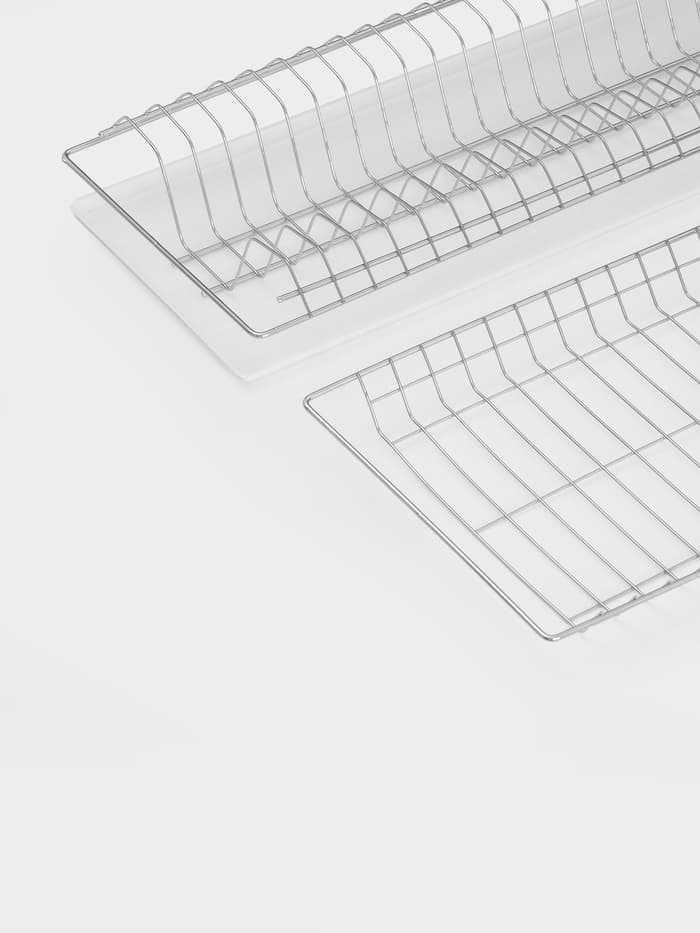 Сушилка для посуды с поддоном для шкафа 50 см, 46.5×25.6 см, хром