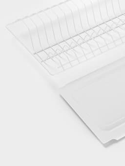 Сушилка для посуды с поддоном для шкафа 60 см, 56.5×25.6 см, белая