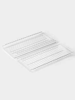 Сушилка для посуды с поддоном для шкафа 60 см, 56.5×25.6 см, белая