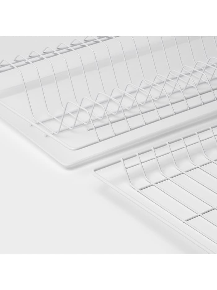 Сушилка для посуды с поддоном для шкафа 60 см, 56.5×25.6 см, белая