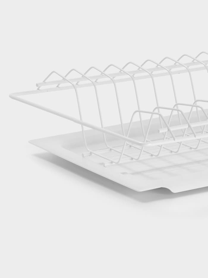 Сушилка для посуды с поддоном для шкафа 60 см, 56.5×25.6 см, белая