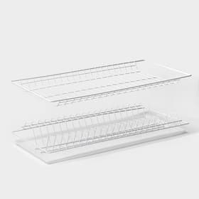 Комплект посудосушителей с поддоном для шкафа 60 см, 56.5×25.6 см, хром