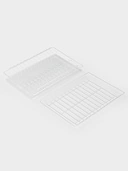 Сушилка для посуды с поддоном для шкафа 40 см, 36.5×25.6 см, белая