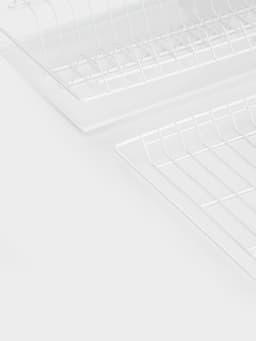 Сушилка для посуды с поддоном для шкафа 40 см, 36.5×25.6 см, белая