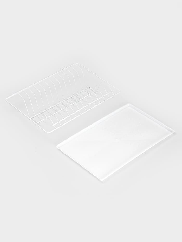 Сушилка для посуды с поддоном для шкафа 40 см, 36.5×25.6 см, белая