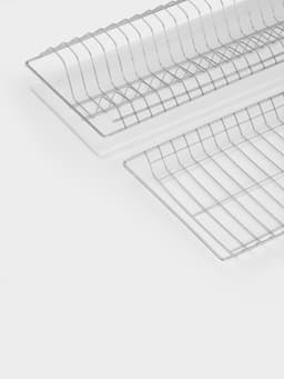 Сушилка для посуды с поддоном для шкафа 80 см, 76.5×25.6 см, хром