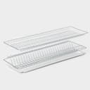 Комплект посудосушителей с поддоном для шкафа 80 см, 76.5×25.6 см, цинк