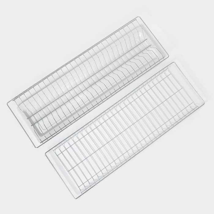 Комплект посудосушителей с поддоном для шкафа 80 см, 76.5×25.6 см, цинк