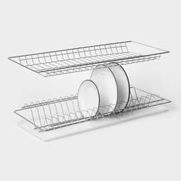 Комплект посудосушителей с поддоном для шкафа 60 см, 56.5×25.6 см, цинк