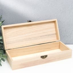 Шкатулка для росписи дерево «Купюрница», для творчества, декора, 24×9.5×6 см