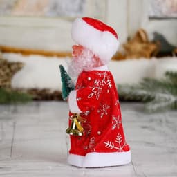 Дед Мороз под ёлку «Зимнее волшебство. Новогодняя игрушка в шубе», 17 см