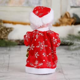 Дед Мороз под ёлку «Зимнее волшебство. Новогодняя игрушка в шубе», 17 см