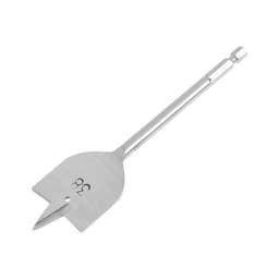 Сверло по дереву перовое ТУНДРА, шестигранный хвостовик, 38×152 мм