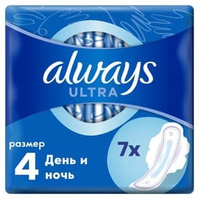 Прокладки Always Ultra Night, 7 шт.