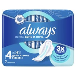 Прокладки Always Ultra Night, 7 шт.
