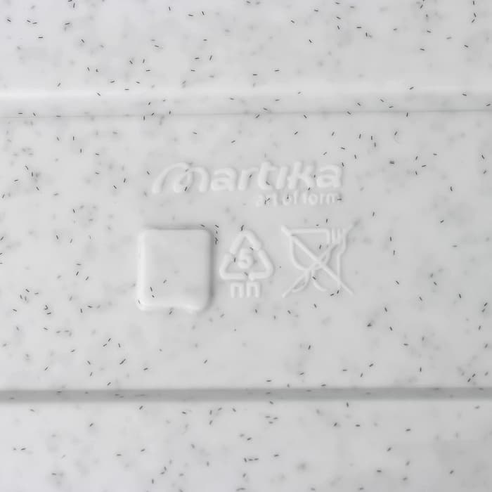 Ящик балконный для цветов «Фелиция», 7 л, 40×18×16 см, пластиковый, цвет мраморный