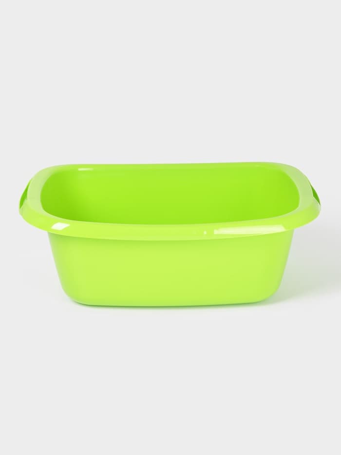 Таз хозяйственный овальный «Водолей», 11 л, пластик, салатовый