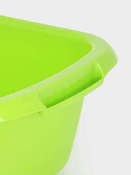 Таз хозяйственный овальный «Водолей», 11 л, пластик, салатовый