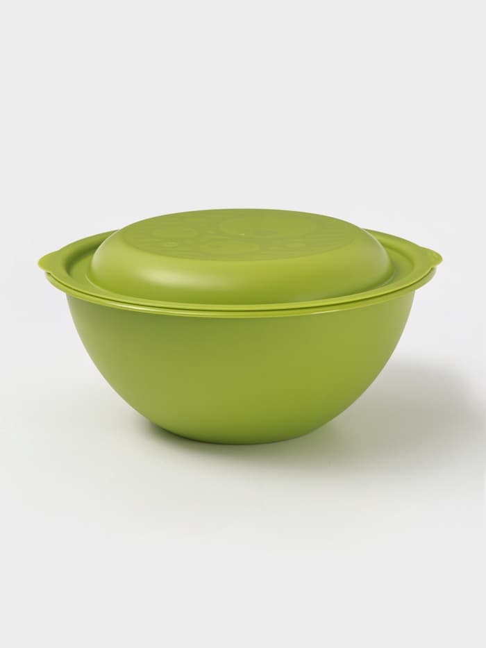 Миска салатница Martika, 3 л, с крышкой, пластик, МИКС