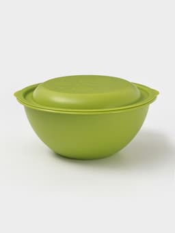 Миска салатница Martika, 3 л, с крышкой, пластик, МИКС