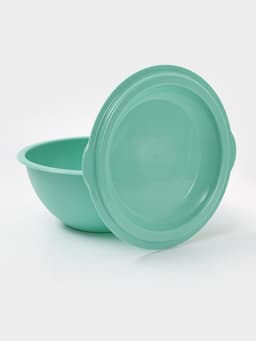 Миска салатница Martika, 3 л, с крышкой, пластик, МИКС
