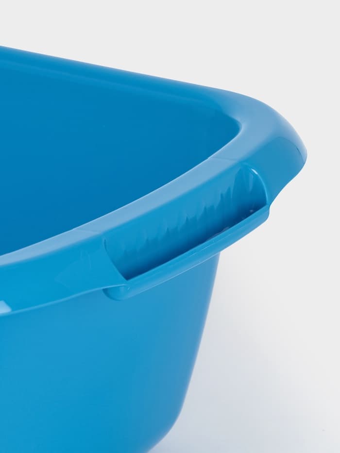 Таз хозяйственный овальный «Водолей», 11 л, пластик, синий