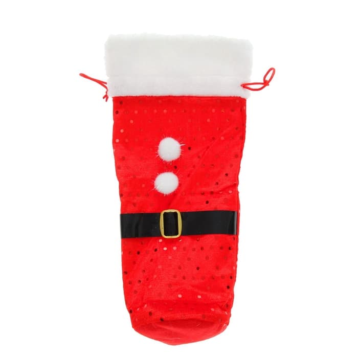 Новогодний чехол на бутылку «Дед Мороз»