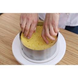 Форма для выкладки и выпечки с регулировкой размера Доляна, d=16-30 см, h=8 см, нержавеющая сталь, серебристая