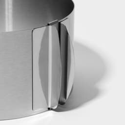 Форма для выкладки и выпечки с регулировкой размера Доляна, d=16-30 см, h=8 см, нержавеющая сталь, серебристая