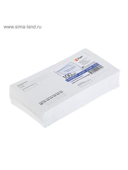 Конверт почтовый E65 110×220 мм, поле «Кому-куда», без окна, отрывная лента, внутренняя запечатка, 80 г/м²