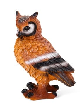 Садовая фигура из полистоуна «Филин», 22×28×42 см