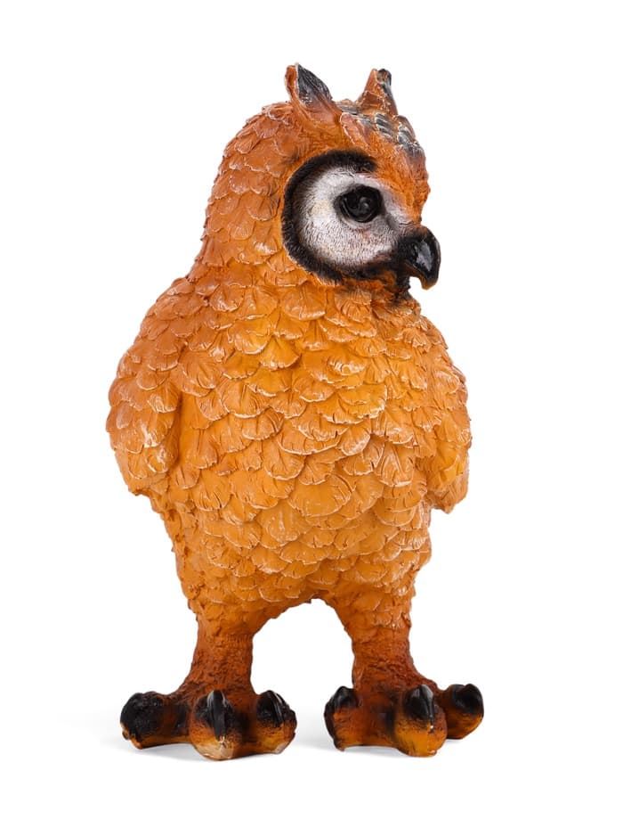 Садовая фигура из полистоуна «Филин», 22×28×42 см