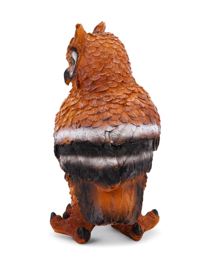 Садовая фигура из полистоуна «Филин», 22×28×42 см