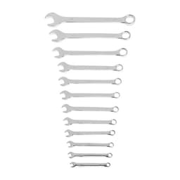 Набор ключей комбинированных в холдере ТУНДРА, CrV, зеркальные, 6 - 22 мм, 12 шт.