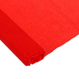 Бумага крепированная 50×200 см, в рулоне, 32 г/м², красная