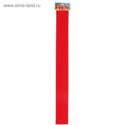 Бумага крепированная 50×200 см, в рулоне, 32 г/м², красная