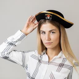 Шляпа пирата «Полундра», МИКС детская, р-р 56