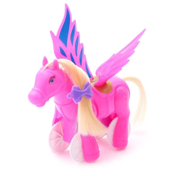 Игрушка лошадка заводная «Пегас», МИКС