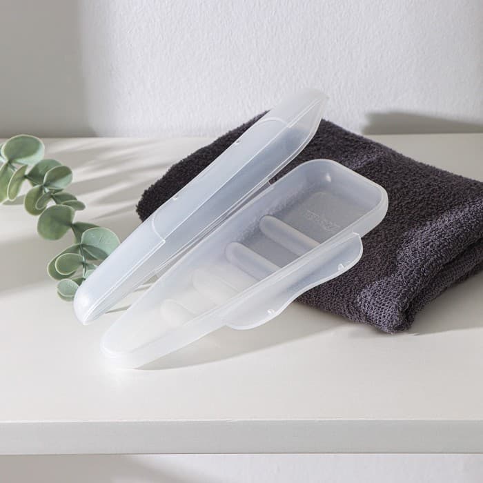 Футляр для бритвенного станка Voyage, пластик, прозрачный