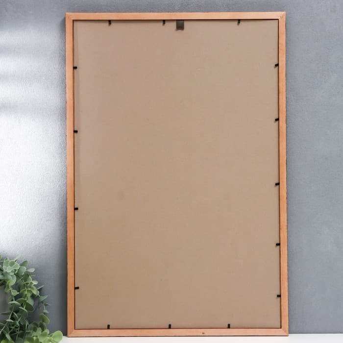 Фоторамка для фото 40×60 см Brawley, сосна, (пластиковый экран), махагон