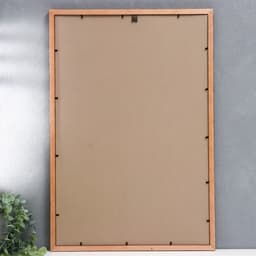 Фоторамка для фото 40×60 см Brawley, сосна, (пластиковый экран), махагон