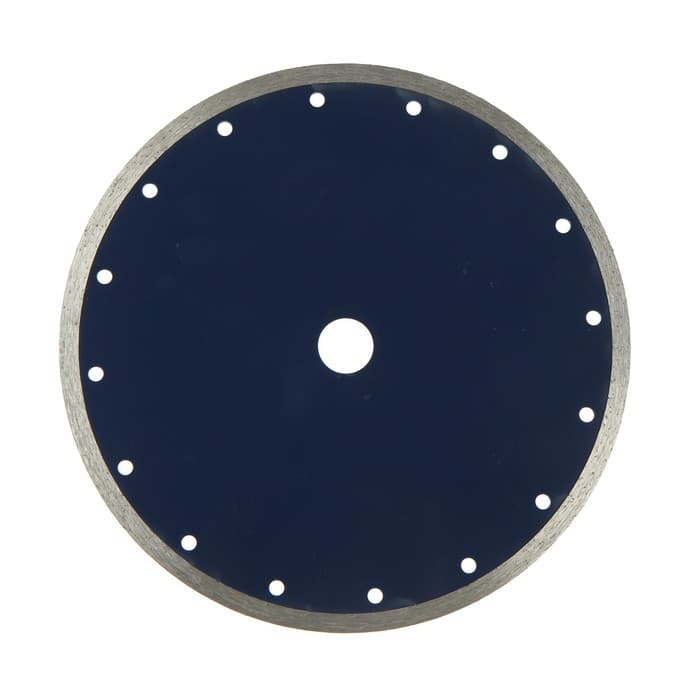 Диск алмазный отрезной ТУНДРА, сплошной, мокрый рез, 230×22 мм