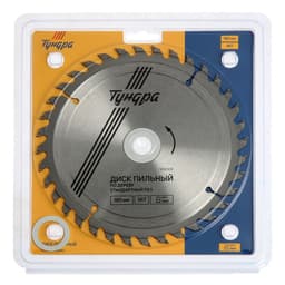 Диск пильный по дереву ТУНДРА, стандартный рез, 180×32 мм (кольца на 22,20,16), 36 зубьев