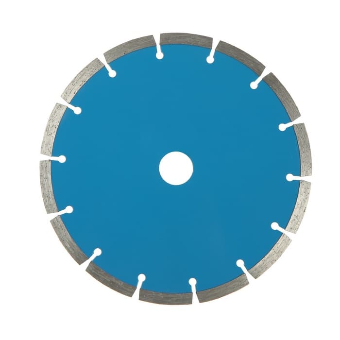 Диск алмазный отрезной ТУНДРА, сегментный, сухой рез, 180×22 мм, упаковка МИКС.