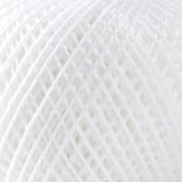 Пряжа для вязания спицами, крючком «ПНК Кирова. Ирис», 150 м/25 г, 100% мерсеризованный хлопок, цвет 0101