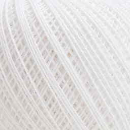 Пряжа для вязания спицами, крючком «ПНК Кирова. Снежинка», 230 м/25 г, 100% хлопок (0101 белый)
