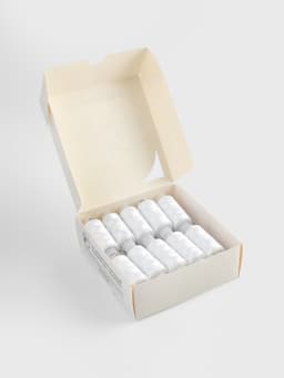 Нитки 45ЛЛ, 200 м, белые №0101