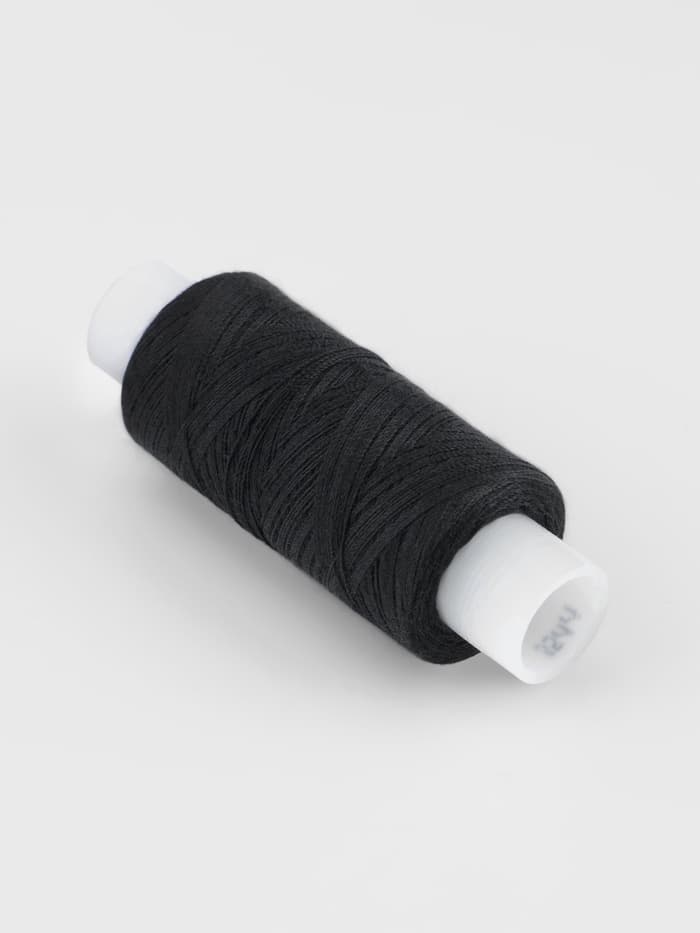 Нитки 35ЛЛ, 200 м, чёрные №6818