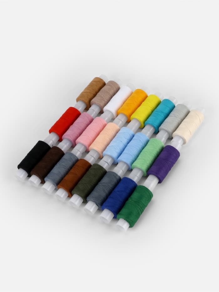 Нитки «Радуга», 40ЛШ, 150 м, набор 24 шт., разноцветные
